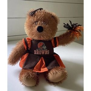 NFL Cleveland Browns GOOD STUFF CHEERLEADER Plush Teddy GIRL 9"